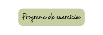 Programa de exercícios